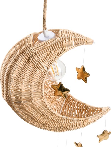 Závěsná lampa Měsíc ORCHON Ratan Přírodní