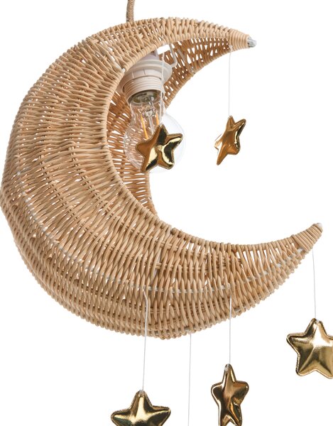 Závěsná lampa Měsíc ORCHON Ratan Přírodní