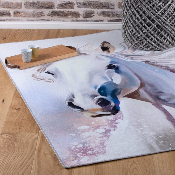 Obsession Dětský kusový koberec Torino kids 235 WHITE HORSE - 80x120 cm