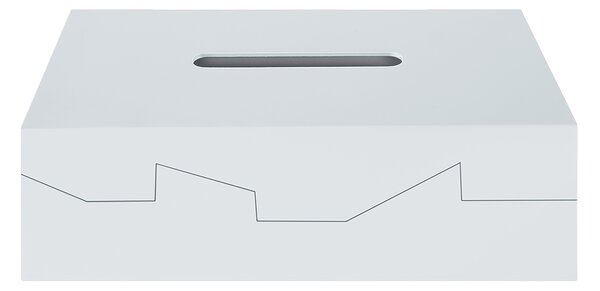 Spirella box na kapesníky SILHOUETTE, bílý, plast
