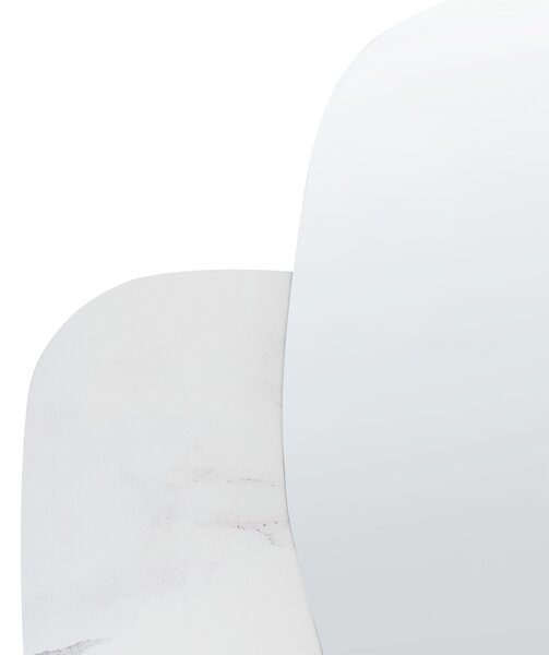 Zrcadlo ARVERT 60 cm 80 cm Bílý mramor