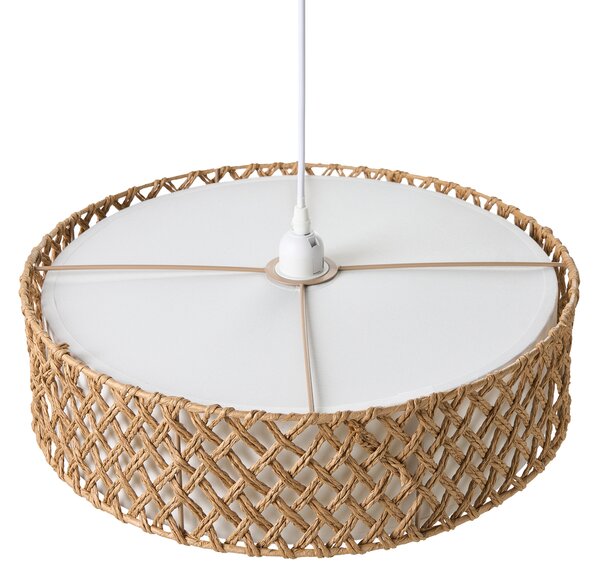 Závěsná lampa BLONDIN Papírové lano Přírodní