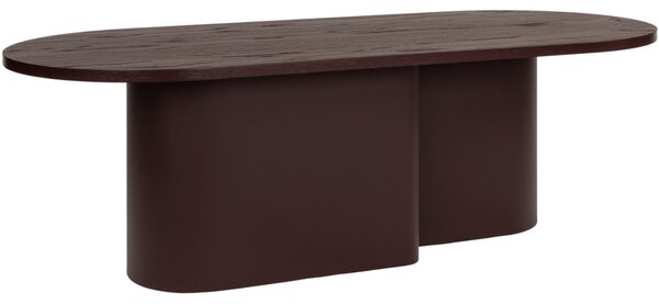 Noo.ma Fialový dubový konferenční stolek Looi 115 x 50 cm