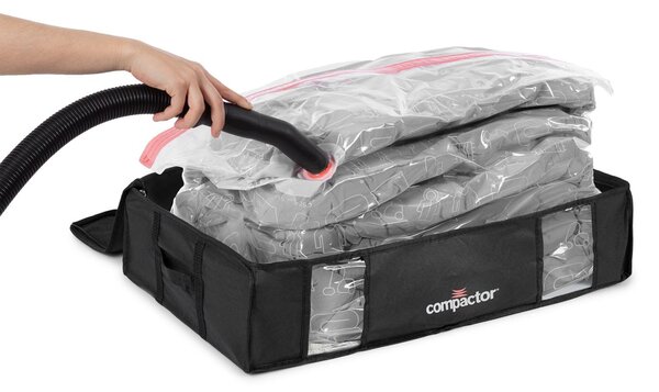 Compactor 3D Black Edition L 145 L vakuový úložný box s pouzdrem - 50 x 65 x 15,5 cm