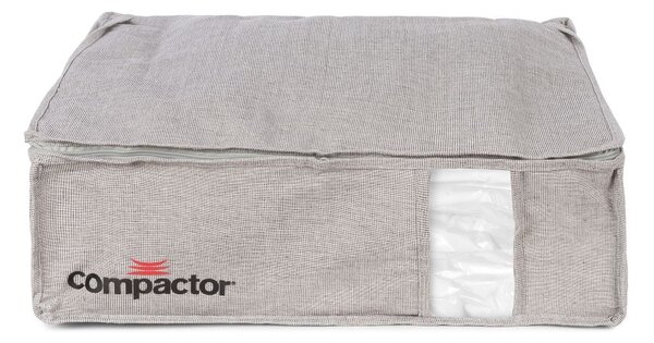 Compactor OXFORD vakuový úložný box L, 56 x 56 x 16 cm, pevné pouzdro, polyester-bavlna