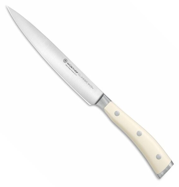 Nůž na šunku CLASSIC IKON Creme 16 cm, dárkové balení-Wüsthof Dreizack Solingen (Plátkovací nůž CLASSIC IKON Creme White 16 cm, dárkové balení-Wüsthof Dreizack Solingen)