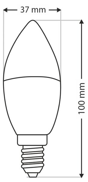 LED žárovka 0080000947 E14, 6W, neutrální bílá