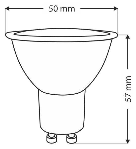 LED žárovka 0080000958 GU10, 7W, neutrální bílá