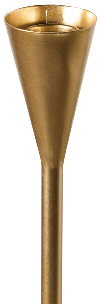 Svícen AROUCA 40 cm Kov Zlatá