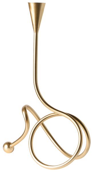 Svícen AROUCA 40 cm Kov Zlatá
