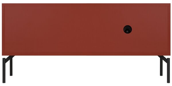 Noo.ma Červený TV stolek Met 116 x 42 cm