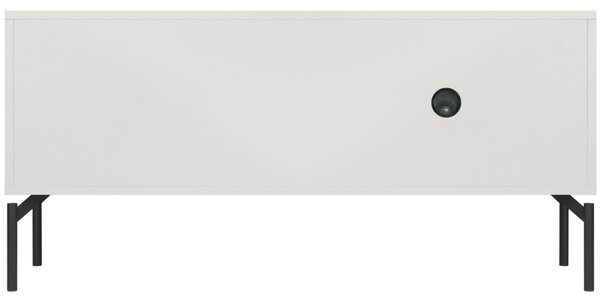 Noo.ma Světle šedý TV stolek Met 116 x 42 cm