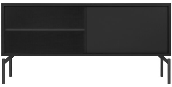 Noo.ma Černý TV stolek Met 116 x 42 cm