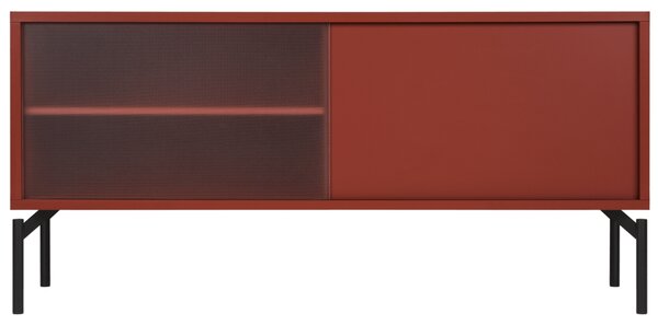 Noo.ma Červený TV stolek Met 116 x 42 cm