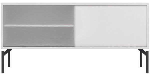 Noo.ma Světle šedý TV stolek Met 116 x 42 cm