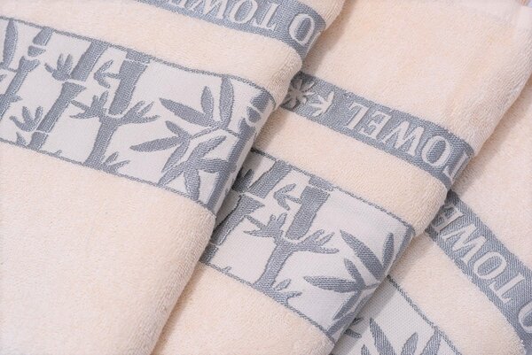 Bambusová osuška BAMBOO krémová