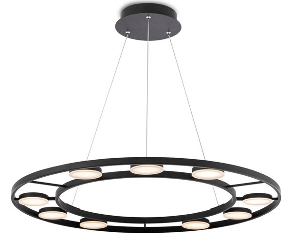 Maytoni Závěsné LED svítidlo FAD, 63W, Ø 80 cm, CRI80