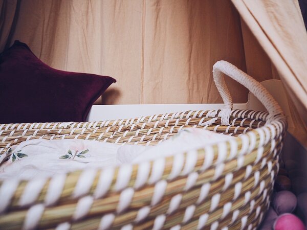 Ahojbaby Přebalovací košík pro miminko Smart Basket natural