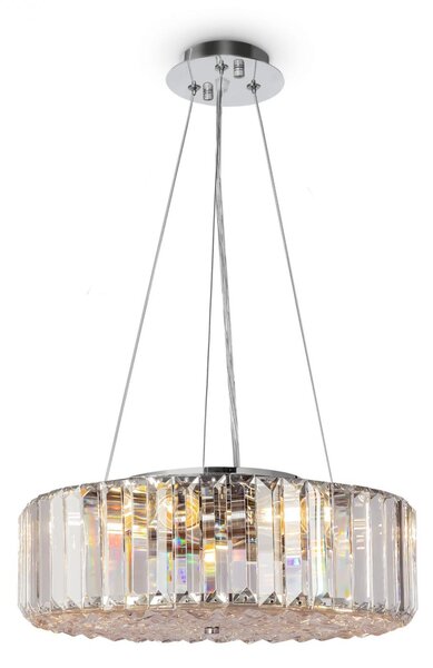 Maytoni Závěsné křišťálové svítidlo RECINTO, 6xE27, Ø 40 cm