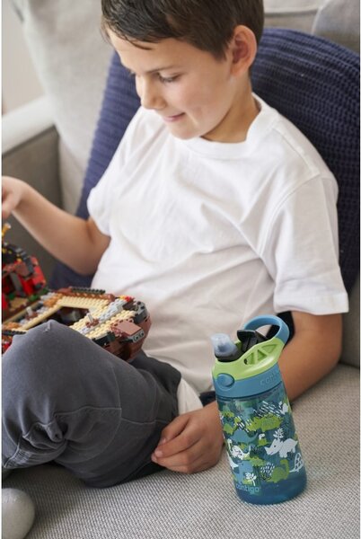 Contigo Dětská láhev Easy Clean 420 ml, Green Dinoboy