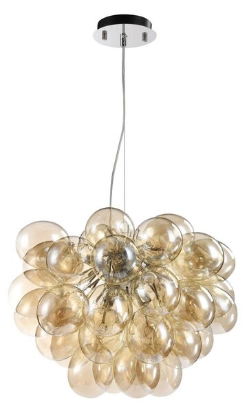 Maytoni Závěsné svítidlo BALBO, 8xG9, Ø 50 cm Barva: Kouřový nikl