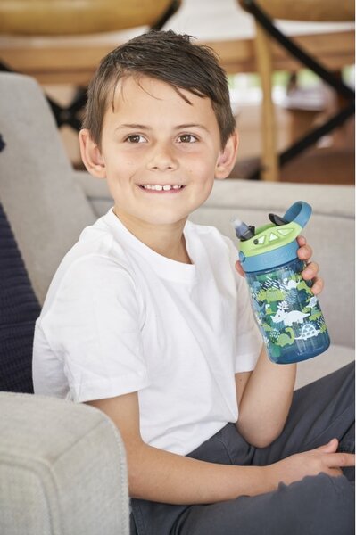Contigo Dětská láhev Easy Clean 420 ml, Green Dinoboy