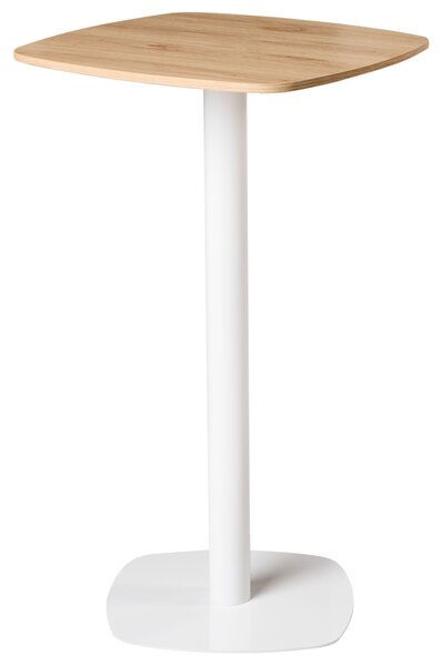Barový stůl MORELLA Světle hnědá/Bílá 60 cm 60 cm