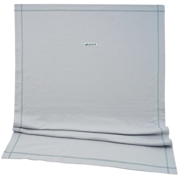ESITO Letní dětská deka dvojitá bavlna jednobarevná - šedá / 75 x 100 cm