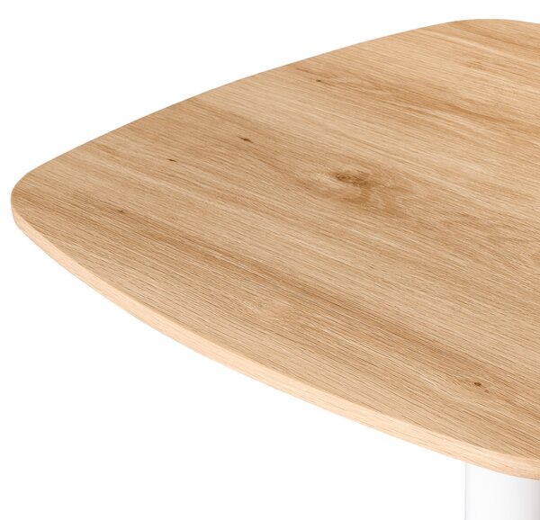 Barový stůl MORELLA Světle hnědá/Bílá 60 cm 60 cm