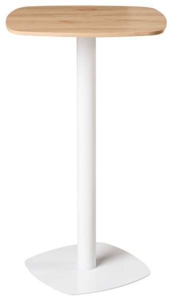 Barový stůl MORELLA Světle hnědá/Bílá 60 cm 60 cm