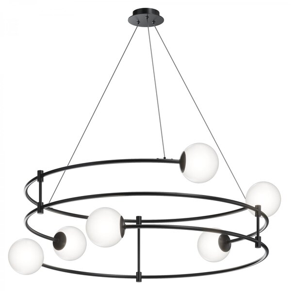 Maytoni Závěsné svítidlo BALANCE, 6xG9, Ø 81,2 cm Barva: Zlatá