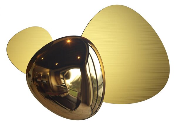 Maytoni Nástěnné LED svítidlo JACK-STONE, 8W, š. 36,3 cm, CRI90 Barva: Zlatá