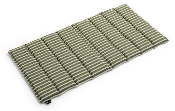 HAY Skládací textilní podsedák Terrazza, olive bold stripe