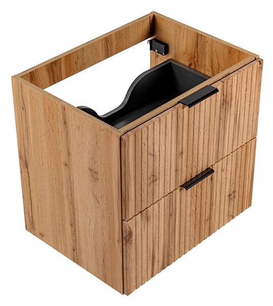 Koupelnová skříňka s umyvadlem ADEL Oak U60/1 | 60 cm