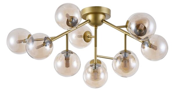 Maytoni Luxusní stropní svítidlo DALLAS, 28W, v. 17,5 cm, 12xG9 Barva: Zlatá