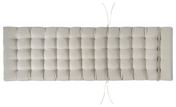 Polstr na zahradní lehátko CESANA PREMIUM 192 x 56 cm Taupe