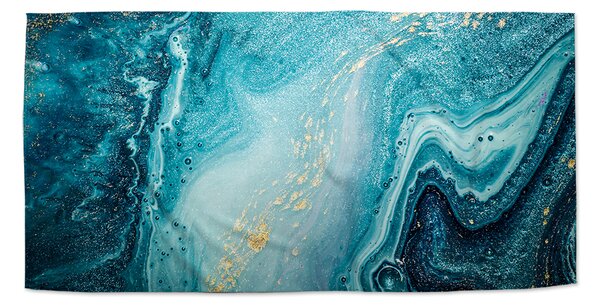 Ručník SABLIO - Modrý pigment 30x50 cm
