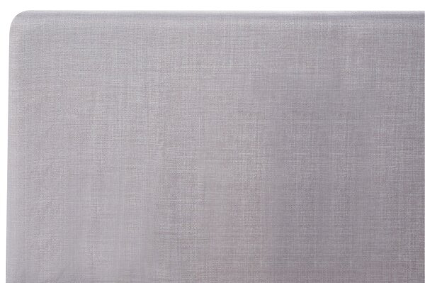 Postel Tkanina FITOU 120 x 200 cm Světle šedá