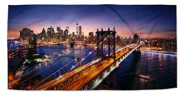 Ručník SABLIO - Most v New Yorku 30x50 cm