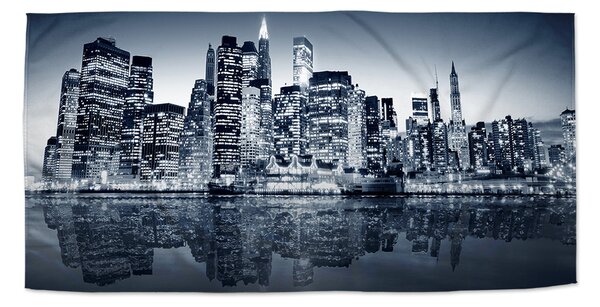 Sablio Ručník Noční New York - 70x140 cm