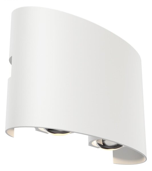 Maytoni Venkovní nástěnné LED svítidlo STRATO, 4W, š. 12 cm, CRI80, IP54 Barva: Šedá