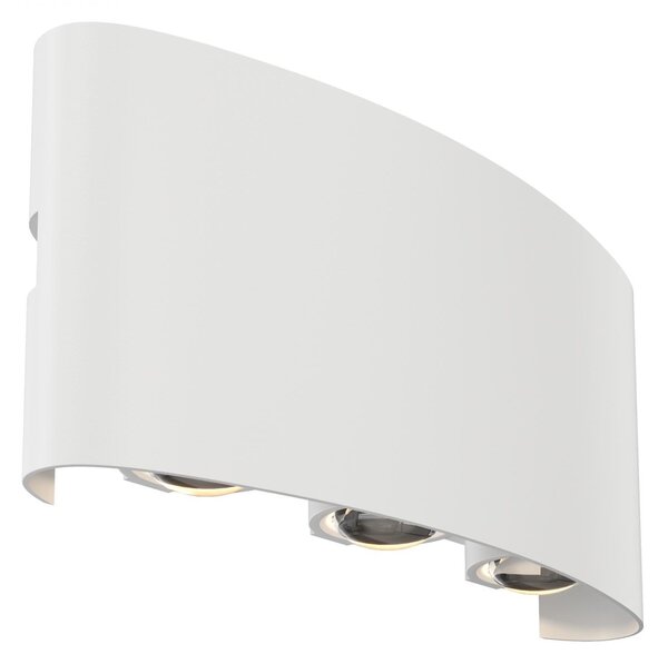 Maytoni Venkovní nástěnné LED svítidlo STRATO, 6W, š. 16,5 cm, CRI80, IP54 Barva: Černá