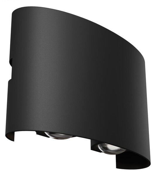 Maytoni Venkovní nástěnné LED svítidlo STRATO, 4W, š. 12 cm, CRI80, IP54 Barva: Šedá