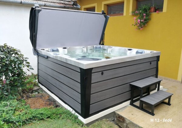 Relax na MAX Schůdky k vířivce Barva: H 03 - šedé
