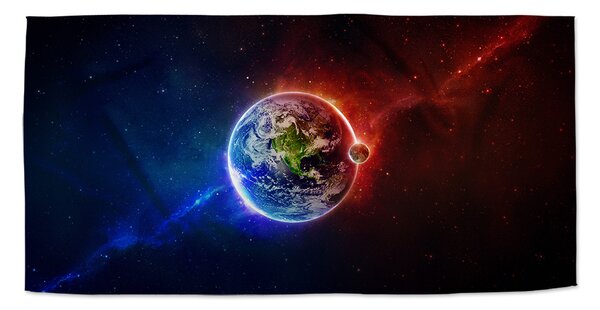 Ručník SABLIO - Planeta Země 30x50 cm