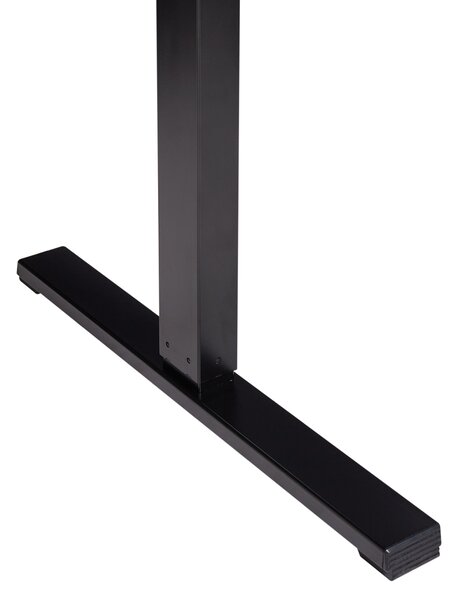Elektricky výškově nastavitelný pracovní stůl TAVARES Hnědá/Černá 120 cm 60 cm