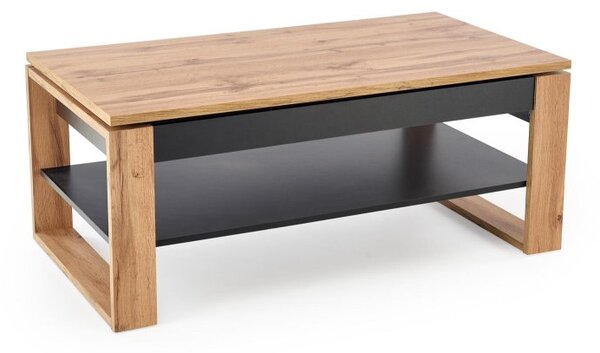 Halmar Konferenční stolek BETTY se zvedací deskou dub artisan/černá