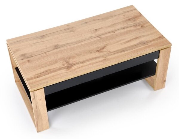 Halmar Konferenční stolek BETTY se zvedací deskou dub artisan/černá