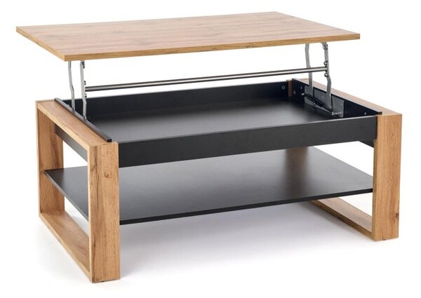 Halmar Konferenční stolek BETTY se zvedací deskou dub artisan/černá