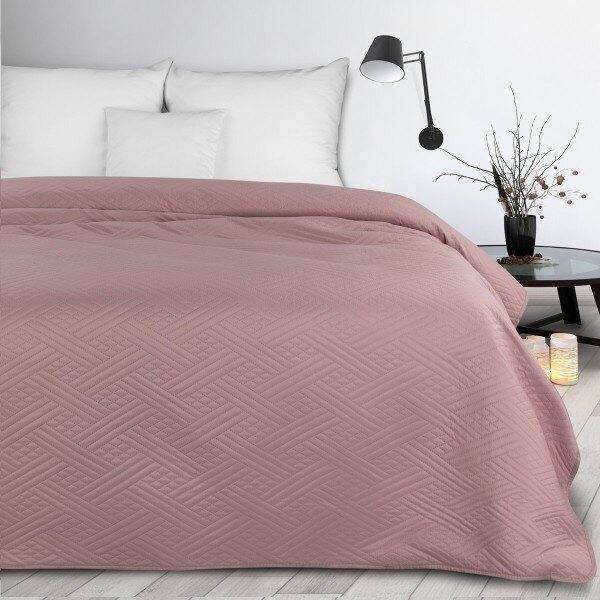 Přehoz na postel Boni4 pudrově růžový Pudrová růžová 200x220 cm